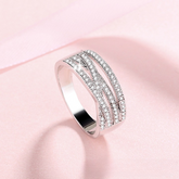 Γυναικείο Δαχτυλίδι Χαλκού με 3Α Ζιργκόν – Πολυτελής Σχεδιασμός Luxury Jewelry