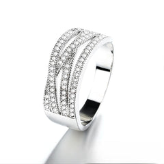 Γυναικείο Δαχτυλίδι Χαλκού με 3Α Ζιργκόν – Πολυτελής Σχεδιασμός Luxury Jewelry