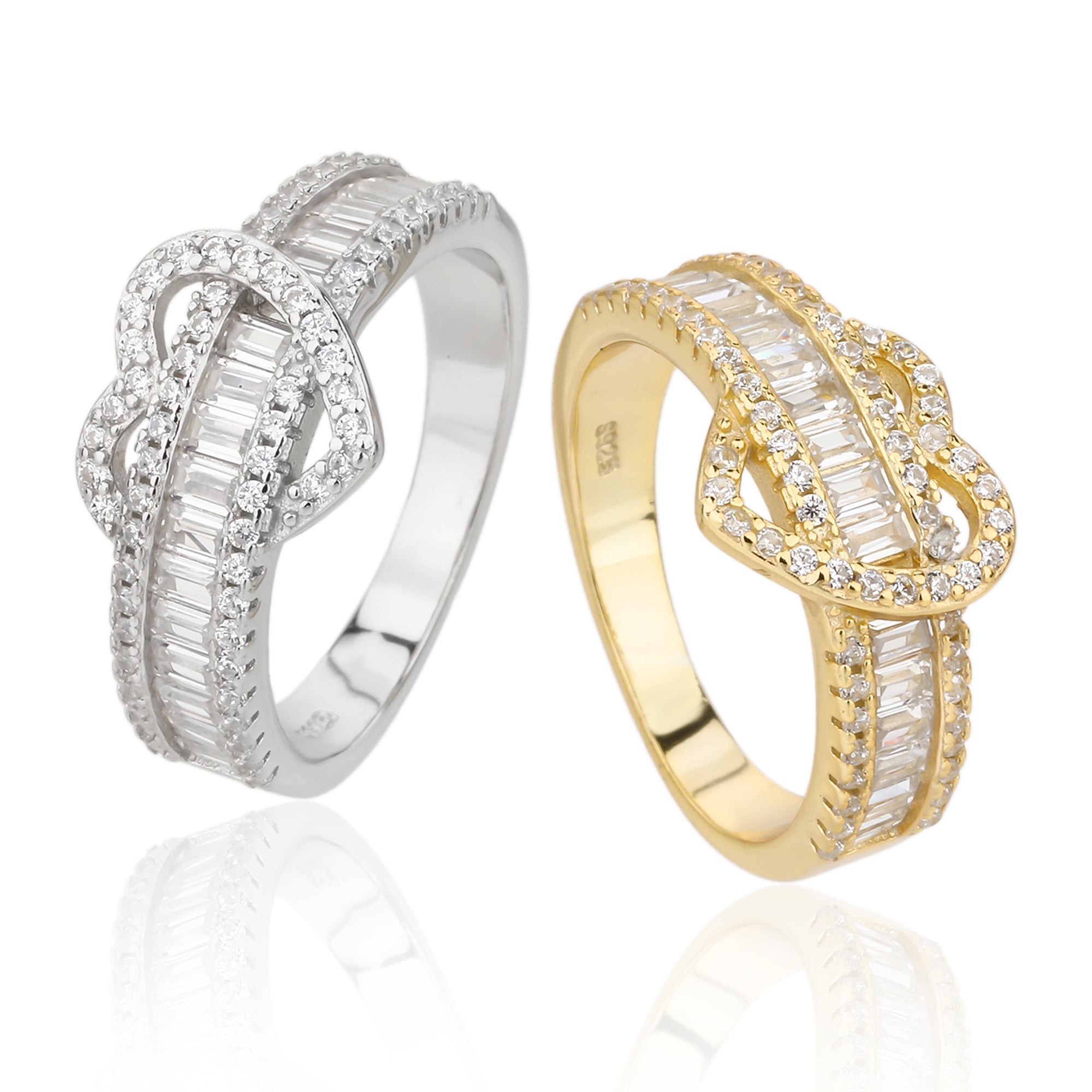 Premium Επίχρυσο Δαχτυλίδι από Χαλκό με 3ΑΑΑ Ζιργκόν