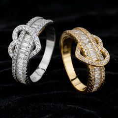 Premium Επίχρυσο Δαχτυλίδι από Χαλκό με 3ΑΑΑ Ζιργκόν