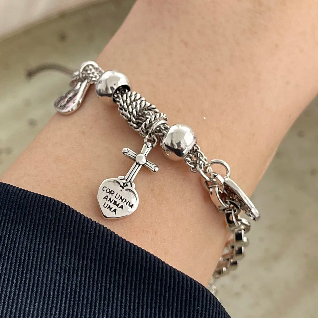 Ασημένιο Βραχιόλι 925 σε Ασημί Χρώμα με Ζιργκόν