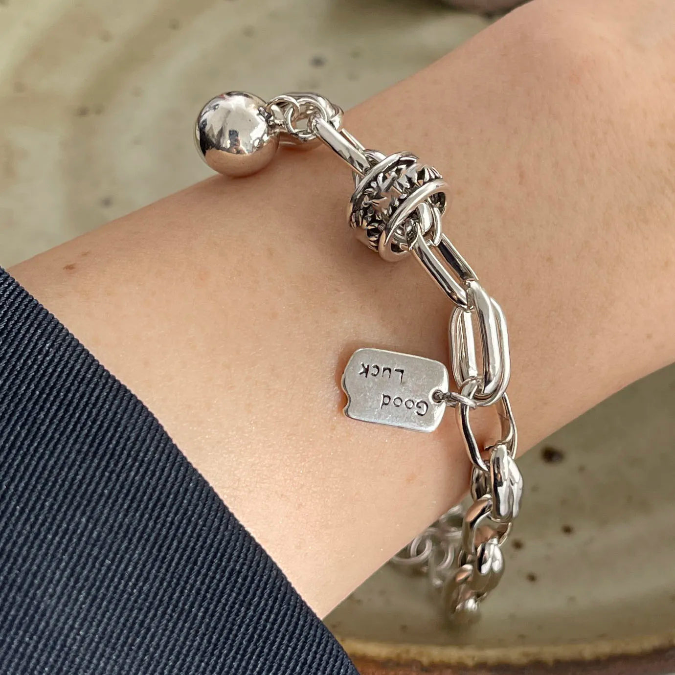 Ασημένιο Βραχιόλι 925 σε Ασημί Χρώμα με Ζιργκόν